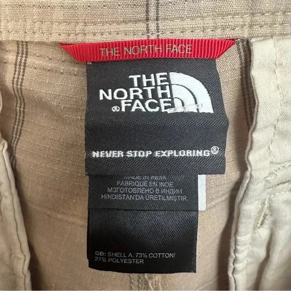 The North Face Rainier Surplus Cargo Shorts Mens Size 36 Beige Outdoor‎ Camping - Picture 11 of 16